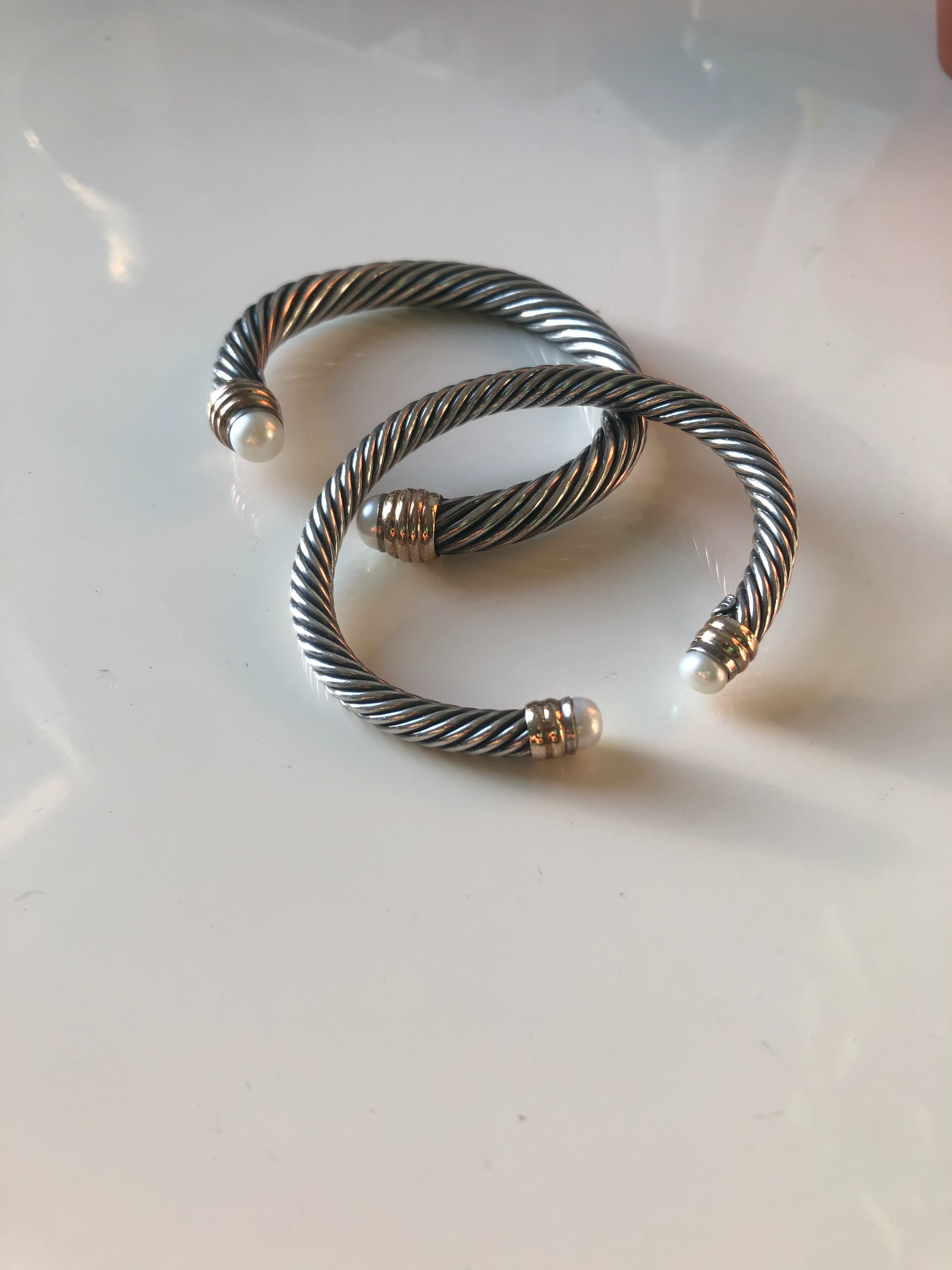 Sterling Silver Cable Bracelets